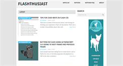 Desktop Screenshot of flashthusiast.com