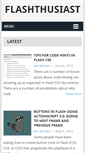 Mobile Screenshot of flashthusiast.com